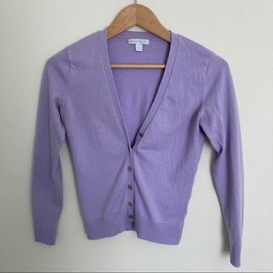 New York & Company | Purple Button-up Cardigan